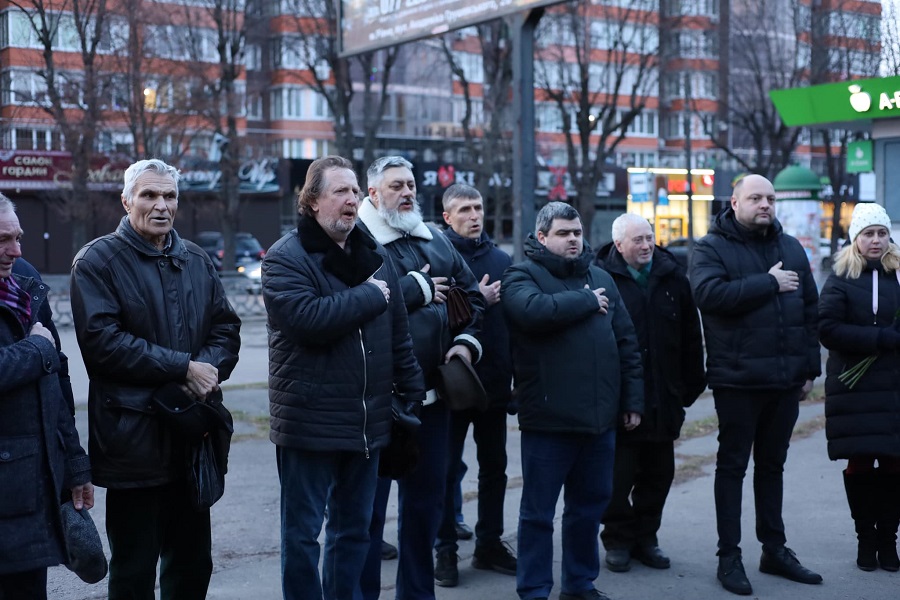 Фото з фейсбук-сторінки ВО "Свобода" - Рівненська обласна організація  